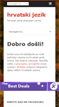 Mobile Screenshot of hrvatskijezik.eu